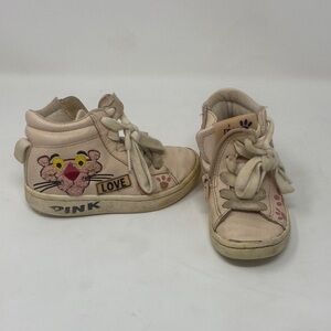 Zara Kids Sneakers with Pink Panther Design